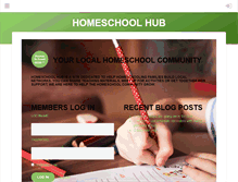 Tablet Screenshot of homeschoolhub.net