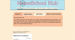 Desktop Screenshot of homeschoolhub.org